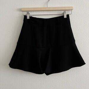 Zara Black Flared Skorts